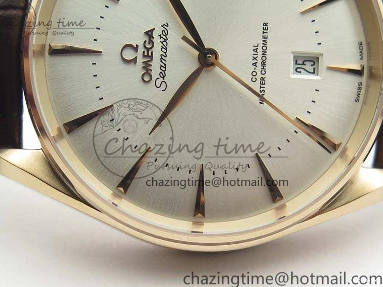 1219 Seamaster Edizione Venezia RG Best Edition White Dial On Leather Strap A Timeless 8127